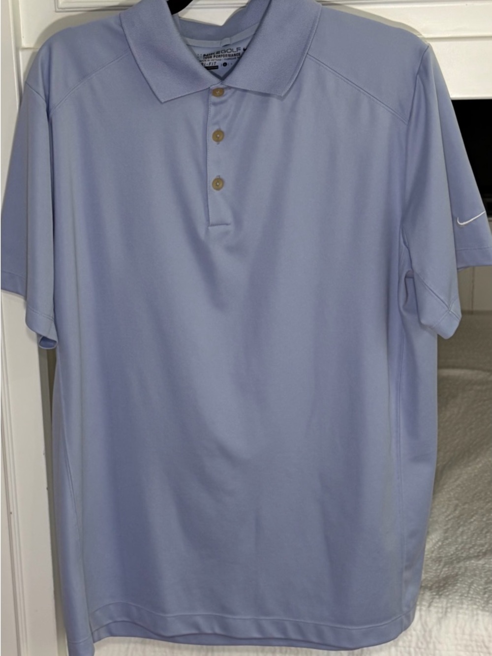 Nike Golf Tour Performance Gorgeous Greyish Lavender Polo (L)